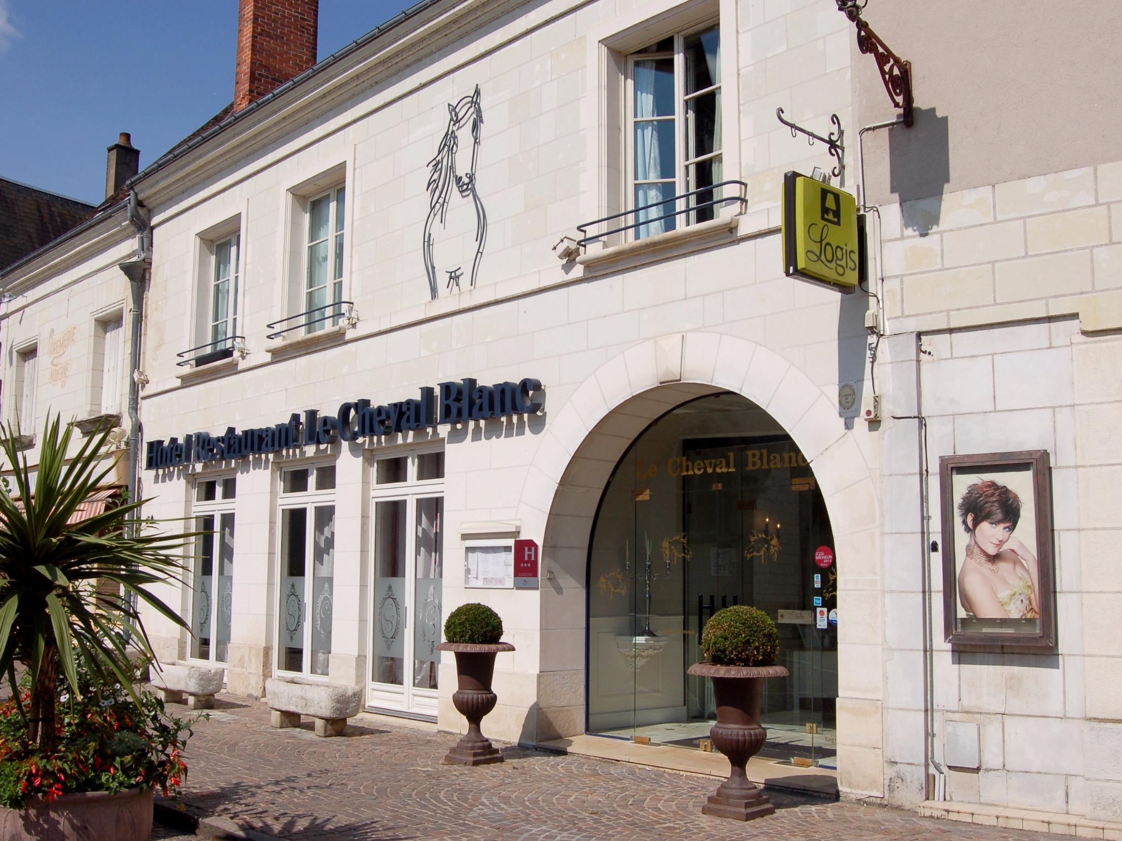 Hôtel le Cheval Blanc Blere Buitenkant foto